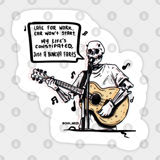 ACOUSTIC Sticker by Ohhmeed